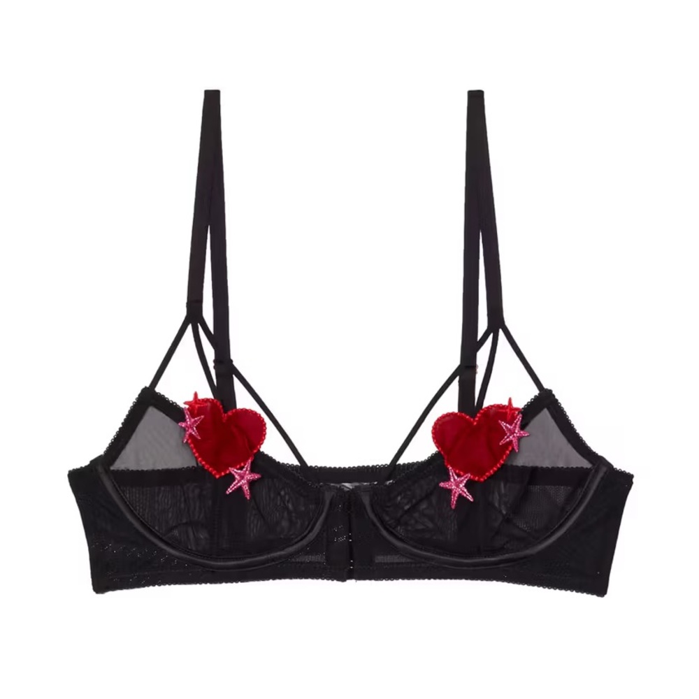 Savage x Fenty heart half-cup bralette
